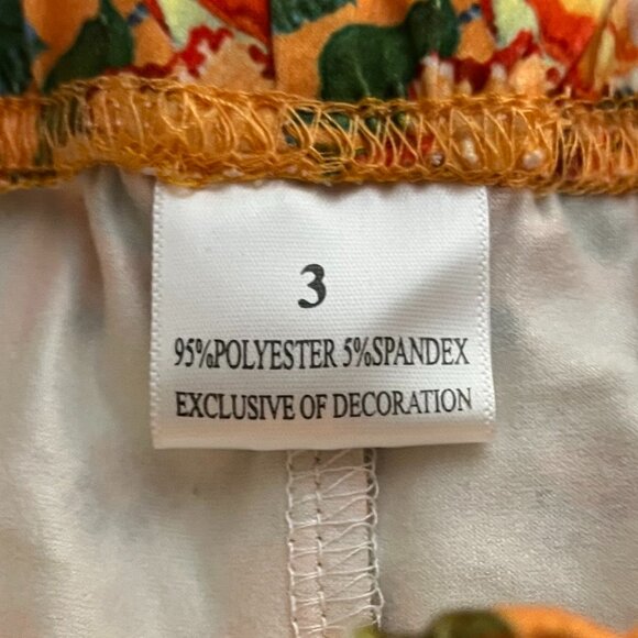 Floral Girls Bell Bottom Flare Pants - Picture 6 of 6